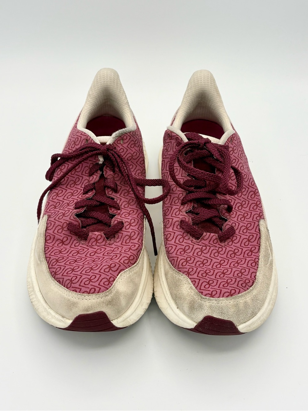 Hoka x Reformation Mach 6 LS Sneaker in Syrah / Savvy Red Printed Classic Size 8 - Picture 6 of 11